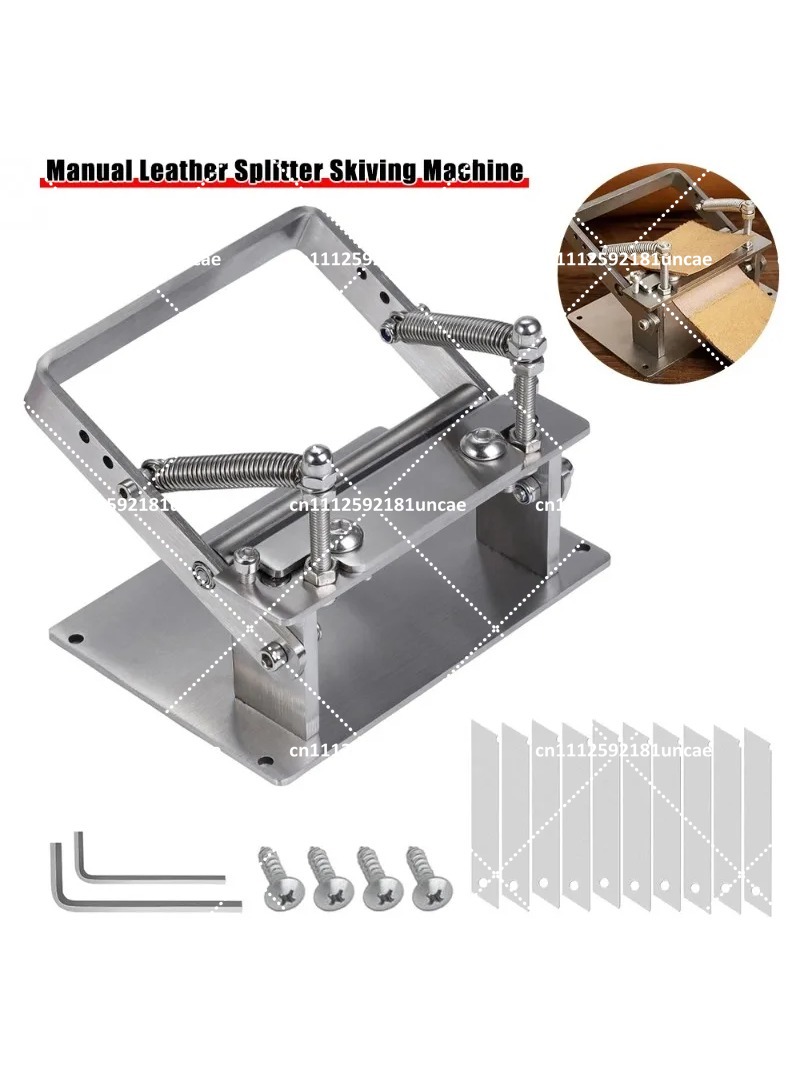 Leatherwork Machine - 수동 가죽 분할기 필링 머신 스테인레스