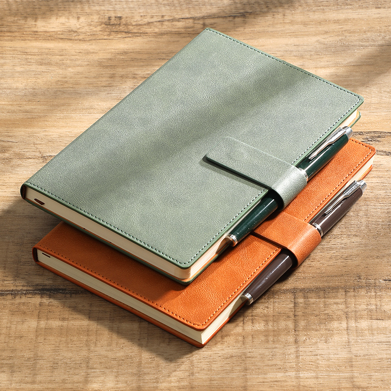 Leatherwork Books - A5 비즈니스 노트북 색상 변화 PU