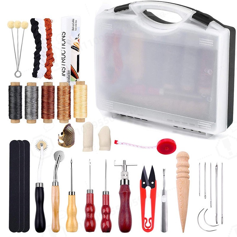 Leatherwork Tool Kit - DIY 가죽 공예 손바느질 도구 세트