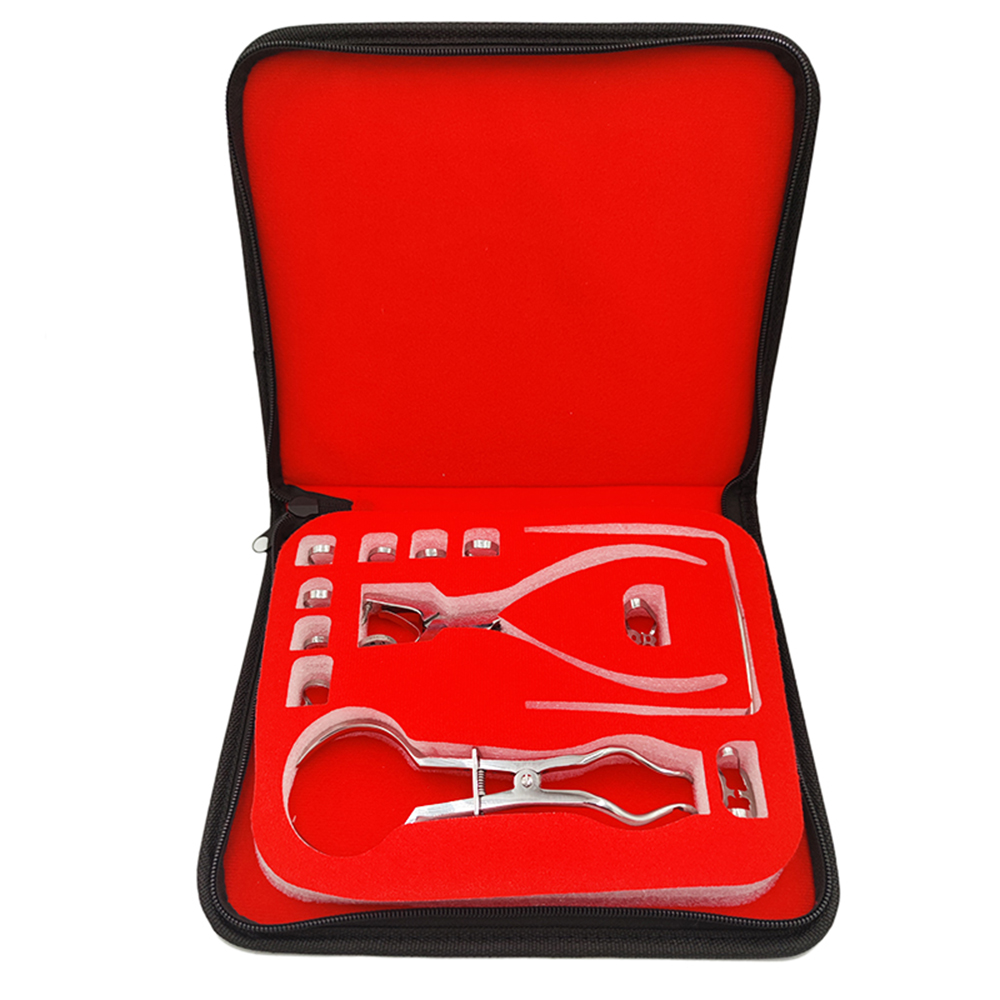 Leatherwork Tool Kit - 치과 댐 구멍 펀처 세트 가죽