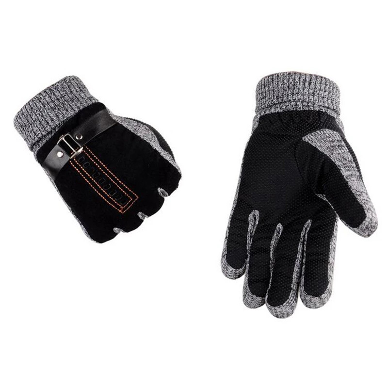 Leather Work Winter Gloves - 고품질 돼지 가죽 니트 양모 장갑