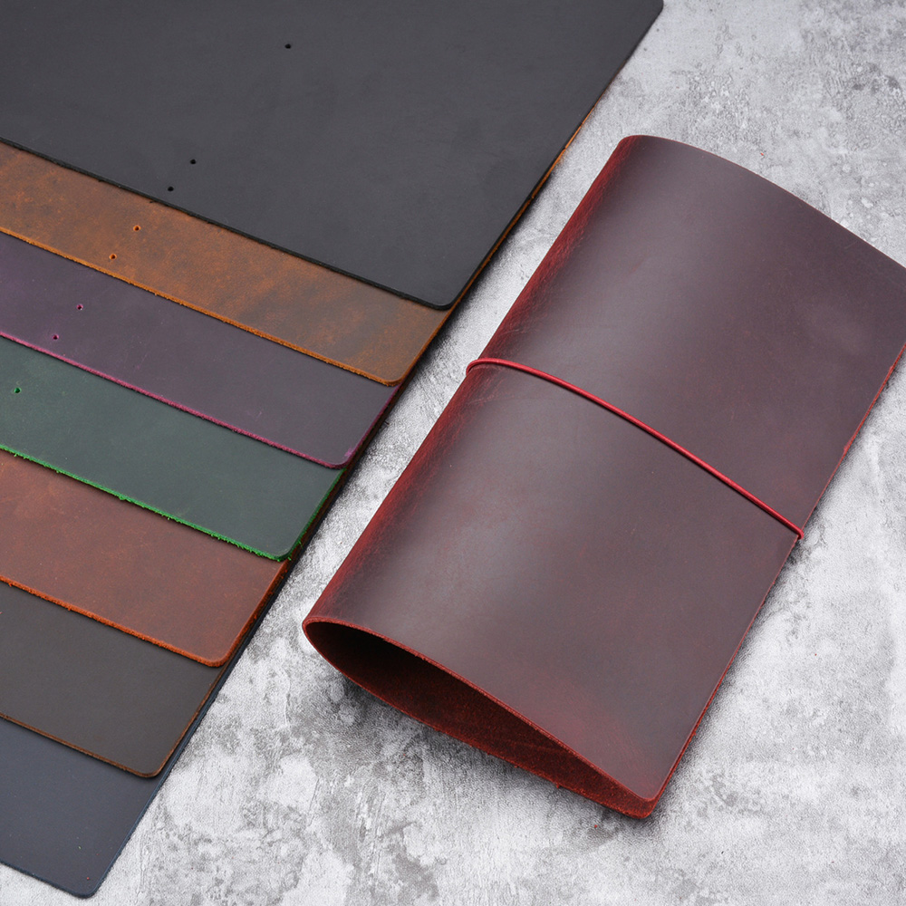Leatherwork Books - DIY 노트 커버 크레이지 호스 가죽