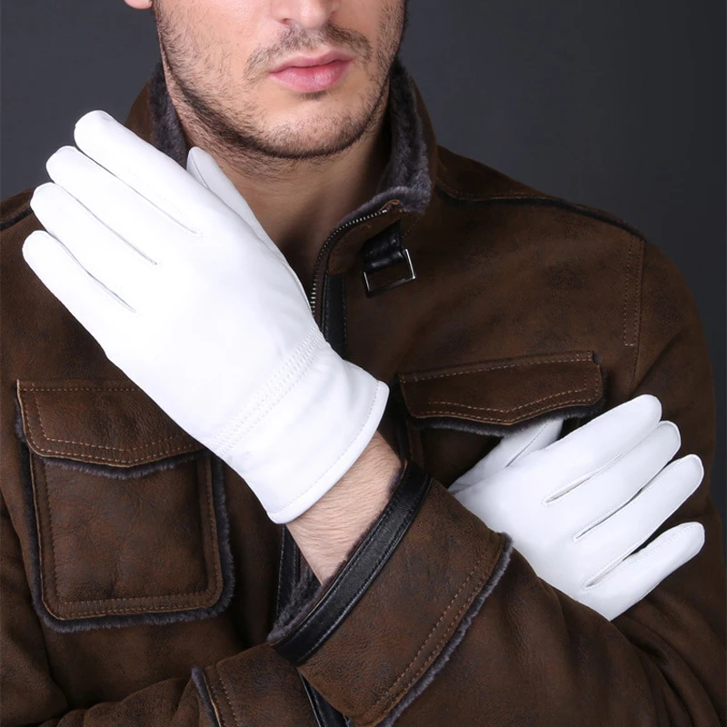 2025 겨울 정품 가죽 흰색 장갑 남성 여성을위한 따 - Leather Work Winter Gloves 리뷰 및 가격