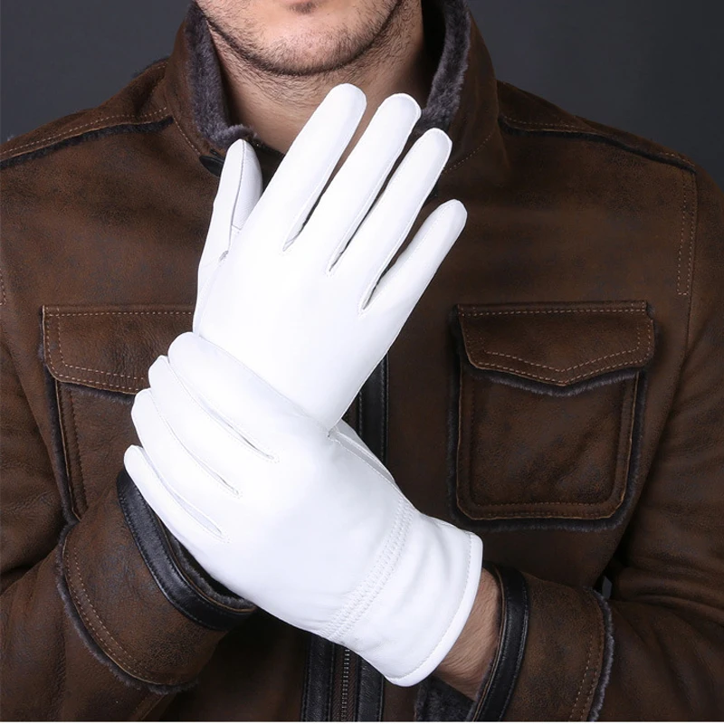 2025 겨울 정품 가죽 흰색 장갑 남성 여성을위한 따 - Leather Work Winter Gloves 리뷰 및 가격