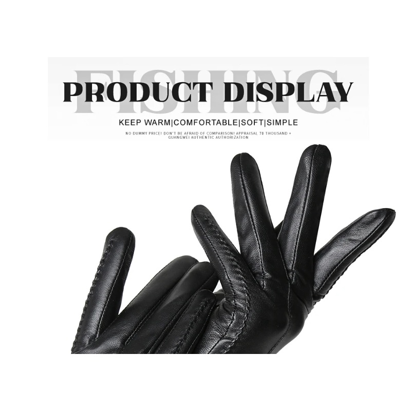 여성용 양가죽 장갑 겨울 따뜻한 플러스 벨벳 짧은 얇은 - Leather Work Winter Gloves 리뷰 및 가격