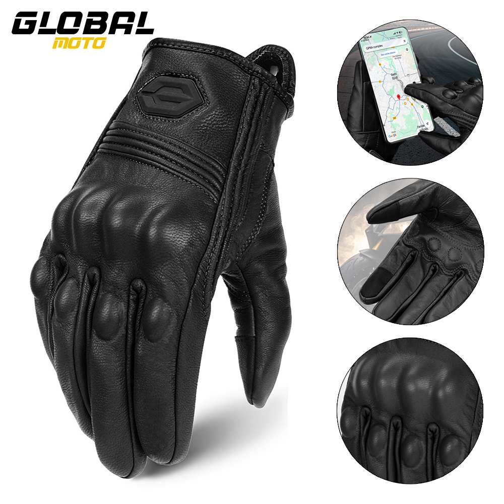 겨울 오토바이 장갑 가죽 모토크로스 풀핑거 보호 장갑  - Leather Work Winter Gloves 리뷰 및 가격