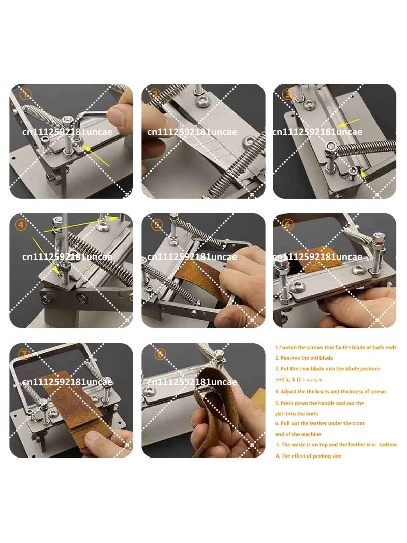 수동 가죽 분할기 필링 머신 스테인레스 스틸 블레이드  - Leatherwork Machine 리뷰 및 가격