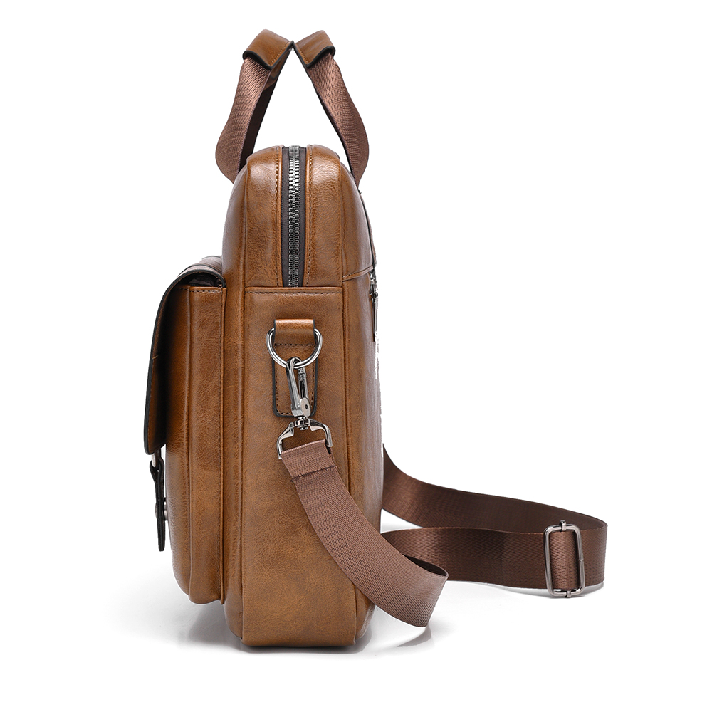남성용 비즈니스 서류 가방 대용량 PU 가죽 노트북 가 - Leather Work Bag Laptop 리뷰 및 가격