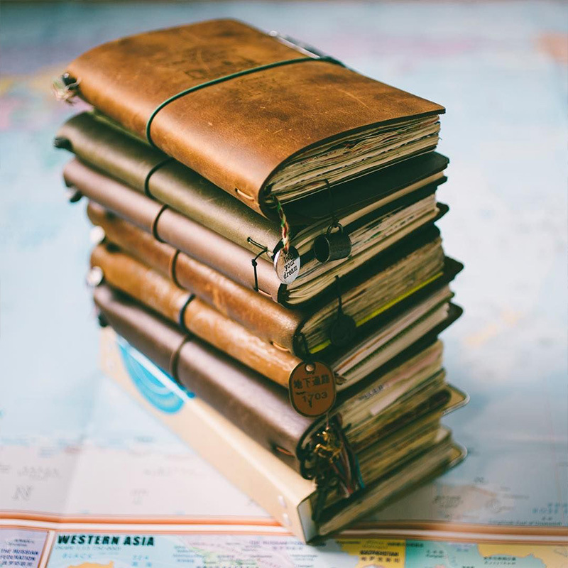 레트로 가죽 커버 노트북, 휴대용 저널, 여행 일기,  - Leatherwork Books 리뷰 및 가격