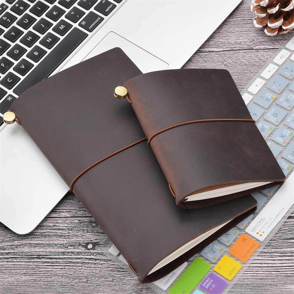 정품 가죽 여행자 노트 DIY 저널 8 색 레트로 일기 - Leatherwork Books 리뷰 및 가격