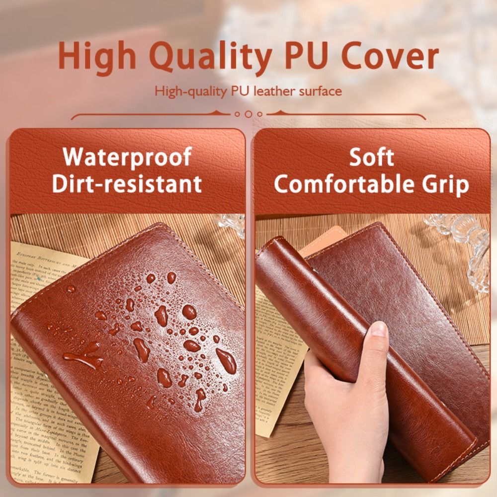 새로운 A5/A6 노트북 루즈리프 PU 가죽 여행 저널 - Leatherwork Books 리뷰 및 가격