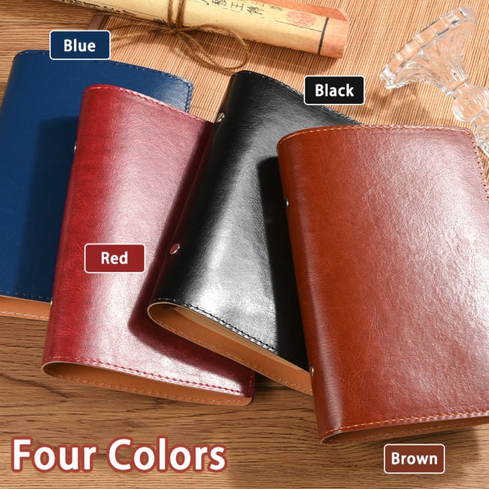 새로운 A5/A6 노트북 루즈리프 PU 가죽 여행 저널 - Leatherwork Books 리뷰 및 가격