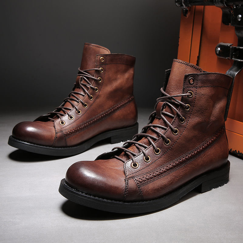 2026 남성용 앵클 부츠 클래식 수제 가죽 패션 오토 - Leather Work Fabric 리뷰 및 가격