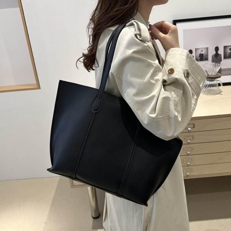 레트로 인조 가죽 숄더백, 대용량 오피스 통근 핸드백, - Leather Work Bag Laptop 리뷰 및 가격