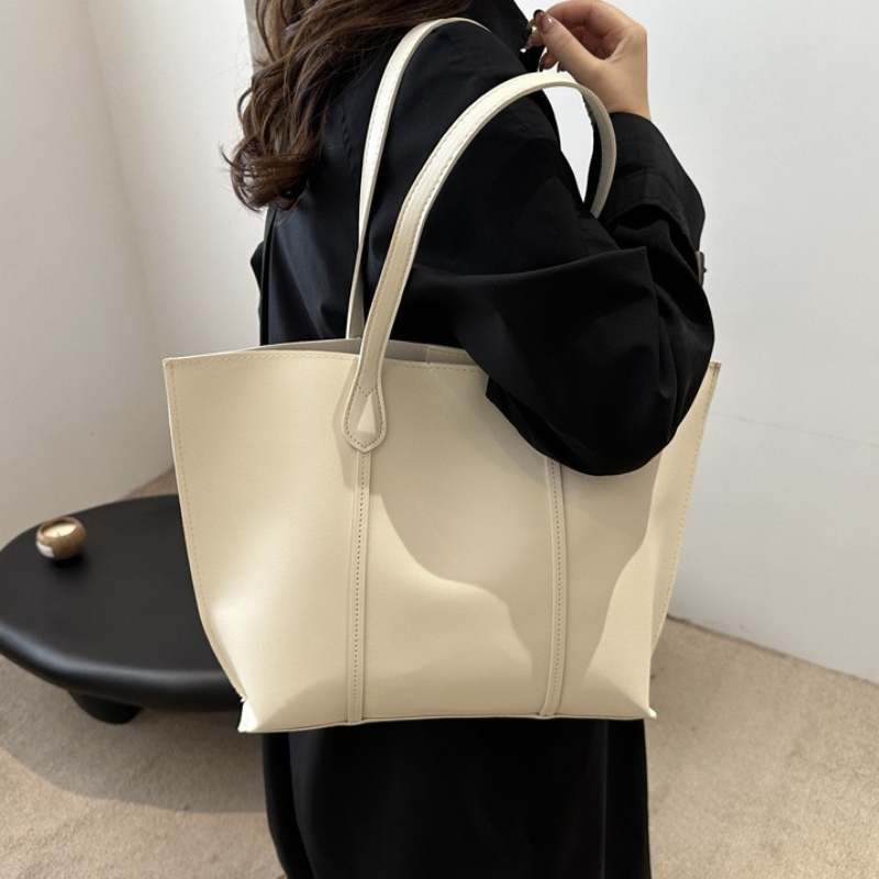 레트로 인조 가죽 숄더백, 대용량 오피스 통근 핸드백, - Leather Work Bag Laptop 리뷰 및 가격
