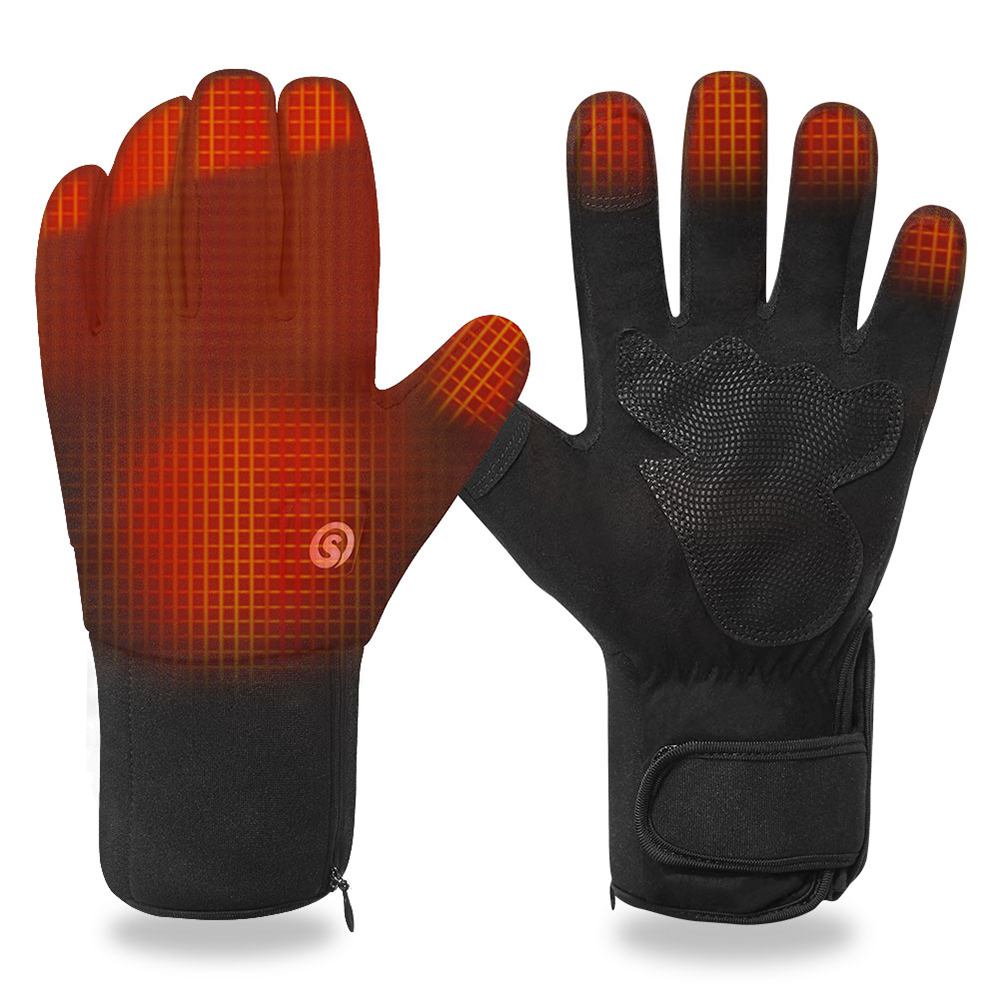 배터리가 있는 전기 온열 장갑, 손 따뜻한 난방 장갑, - Leather Work Winter Gloves 리뷰 및 가격