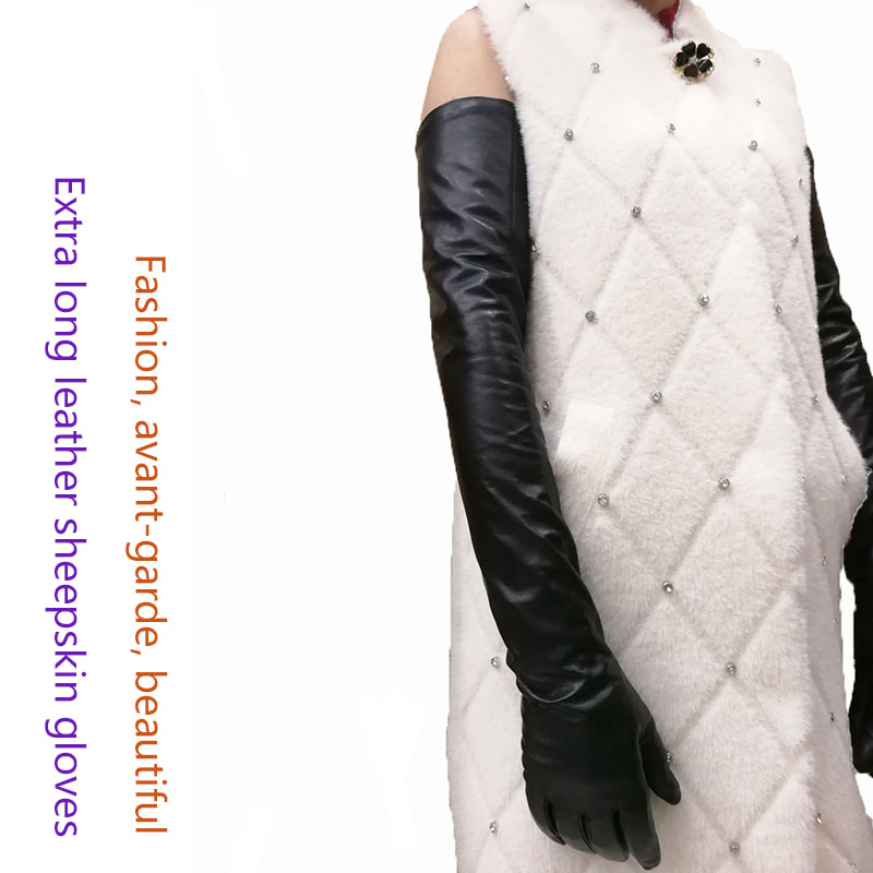 여성용 롱 양가죽 장갑 터치스크린 가죽 슈퍼 롱 암슬리 - Leather Work Winter Gloves 리뷰 및 가격