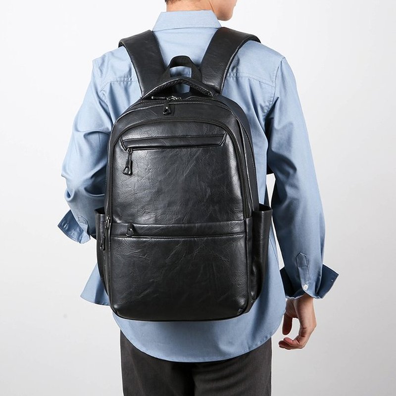 프리미엄 가죽 비즈니스 백팩 – 15.6인치 노트북 통 - Leather Work Bag Laptop 리뷰 및 가격