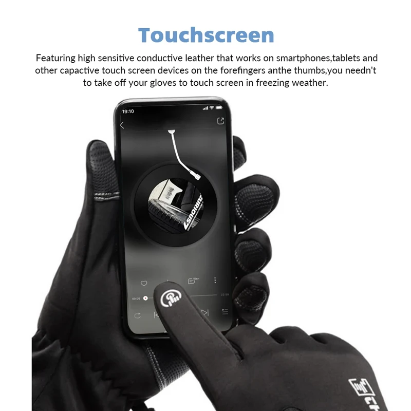 겨울 장갑 -40 ℃   방수 열선 터치스크린 방풍 보 - Leather Work Winter Gloves 리뷰 및 가격