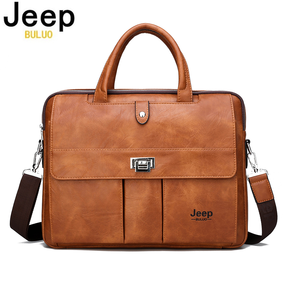 Jeep Buluo 남성용 가죽 서류가방 14인치 노트 - Leather Work Bag Laptop 리뷰 및 가격