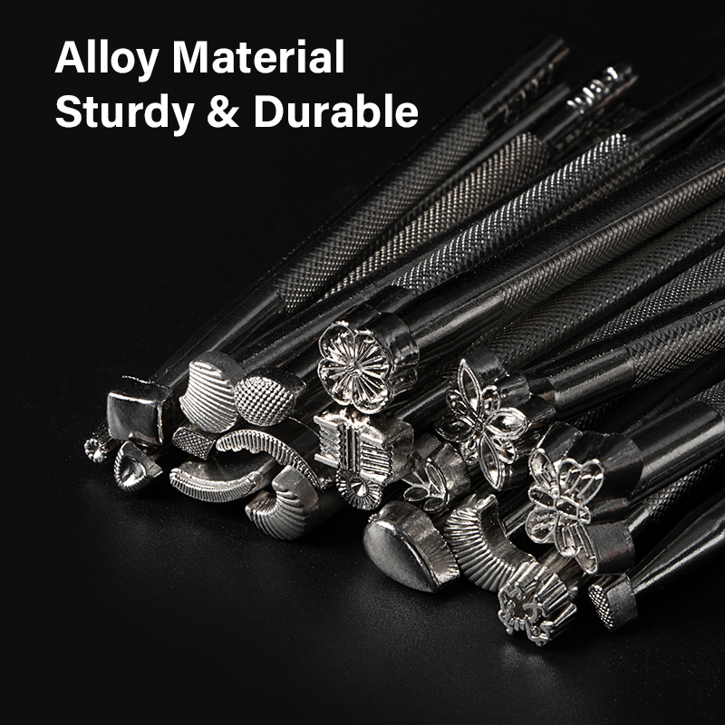 WUTA 가죽 스탬핑 도구 스킨 스탬프 키트 조각 가죽 - Leatherwork Tool Kit 리뷰 및 가격