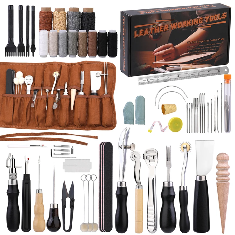 KRABALL 전문 가죽 공예 도구 키트 손 바느질 수 - Leatherwork Tool Kit 리뷰 및 가격